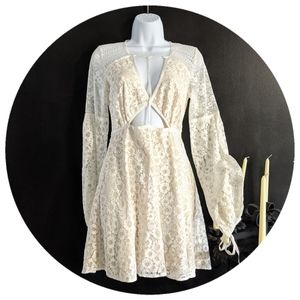🌾For Love & Lemons Daisy Dress In Butter Cream